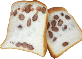 Kintoki beans bread