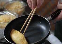 Egg meal that cooks in front of you