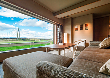 Toyo-tei; Premium Western Style Room with an observatory bath