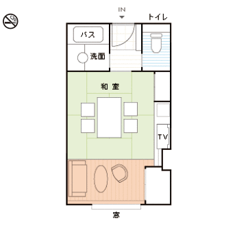 Gardenfront room: Japanese modern style room