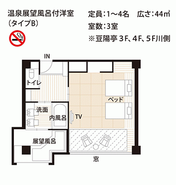 A floor plan TYPE-B